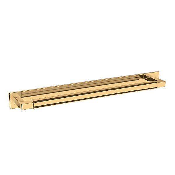 Baldwin Hardware Contemporary 12" Back Plate 4681 — Latón pulido Lifetime (PVD)