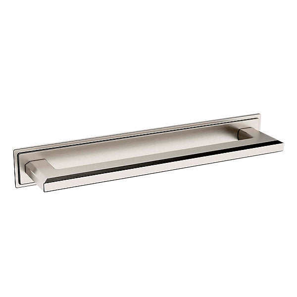 Baldwin Hardware Transitional 8" Back Plate 4682 — Níquel satinado