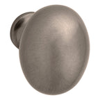 Baldwin Hardware Oval Perilla de Gabinete 1.375X1" Dia 4913 — Níquel grafito Lifetime