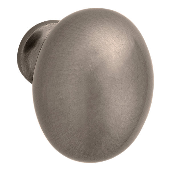 Baldwin Hardware Oval Perilla de Gabinete 1.375X1" Dia 4913 — Níquel grafito Lifetime