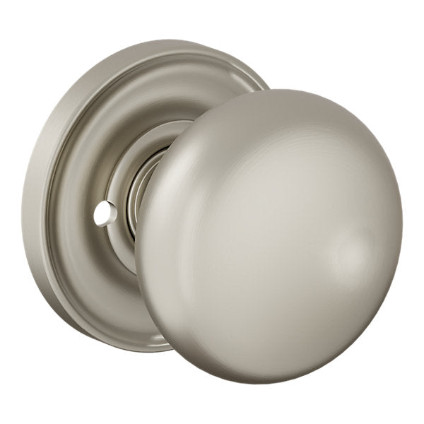 Baldwin Hardware Perilla 5083 Baltimore con Roseta 5048 — Níquel satinado Lifetime — Privacidad