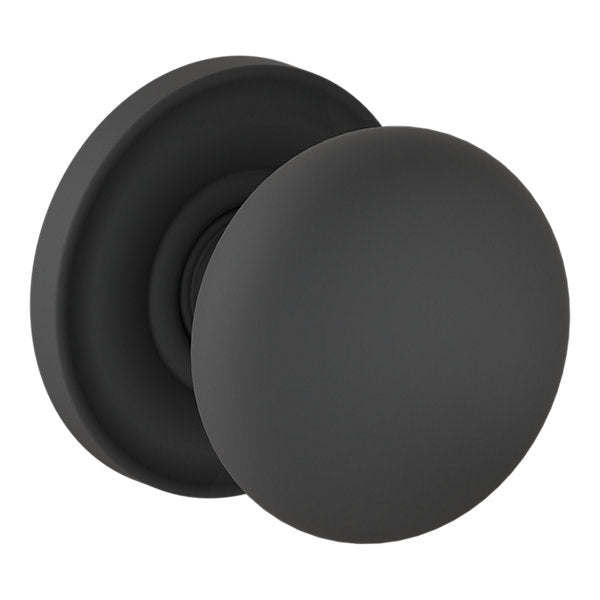 Baldwin Hardware Perilla 5083 Baltimore con Roseta 5048 — Negro satinado — Paso