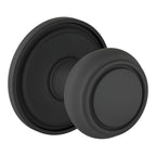 Baldwin Hardware Perilla 5087 Nashville con Roseta 5070 — Negro satinado — Paso