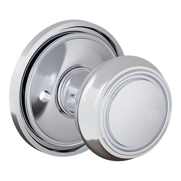 Baldwin Hardware Perilla 5087 Nashville con Roseta 5070 — Cromo pulido — Privacidad