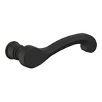 Baldwin Hardware Manija 5445V con Roseta 5048 — Negro satinado — Dummy completo