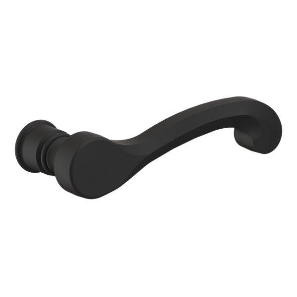 Baldwin Hardware Manija 5445V con Roseta 5048 — Negro satinado — Dummy completo