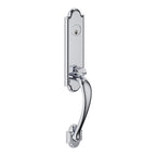 Baldwin Hardware Juego de Entrada 6402 Boulder — Cromo pulido