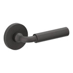 Baldwin Hardware Manija L031 Curved Gramercy con Roseta 5046 — Bronce aceitado — Paso
