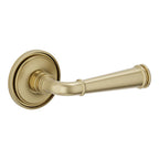 Baldwin Hardware Manija L033 Briarcrest con Roseta 5070 — Latón satinado Lifetime — Paso