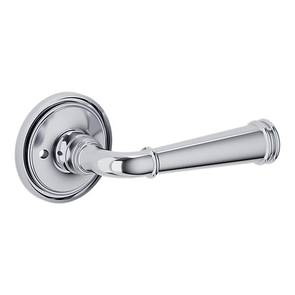 Baldwin Hardware Manija L033 Briarcrest con Roseta 5070 — Cromo pulido — Privacidad