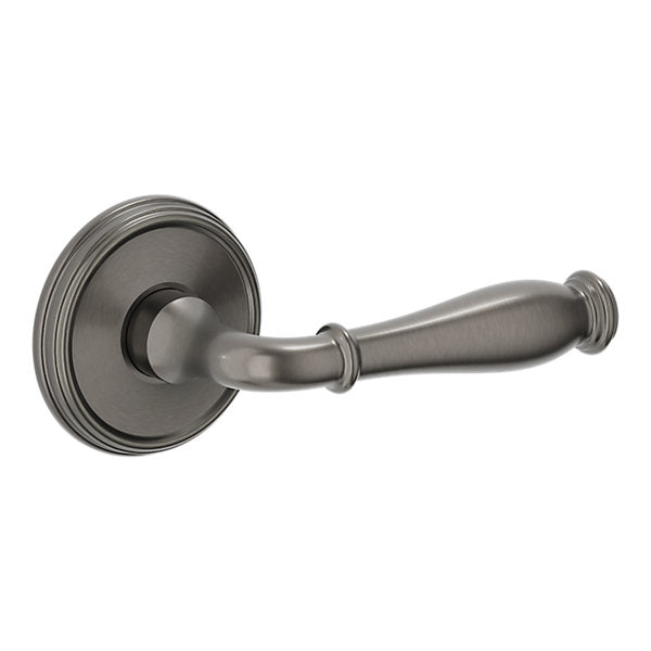 Baldwin Hardware Manija L034 Nashville con Roseta 5078 — Níquel grafito Lifetime — Paso