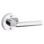 Baldwin Hardware Reserve Manija Tube — Cromo pulido — Contemporary Round — Dummy completo