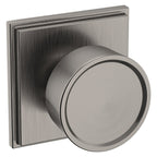 Baldwin Hardware Perilla K007 Hollywood Hills con Roseta R050 — Níquel grafito Lifetime — Paso