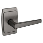 Baldwin Hardware Manija L024 con Roseta R046 — Níquel grafito Lifetime — Paso