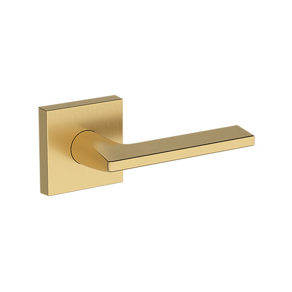 Baldwin Hardware Reserve Manija Anaheim Hills — Latón satinado Lifetime — Contemporary Square — Paso