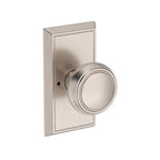 Baldwin Hardware Reserve Perilla Bremerton — Níquel satinado — Chamfered 5 — Privacidad