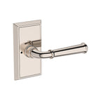 Baldwin Hardware Reserve Manija Dunsmoor — Níquel pulido Lifetime — Chamfered 5 — Privacidad