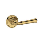 Baldwin Hardware Reserve Manija Dunsmoor — Latón pulido Lifetime (PVD) — Recessed Round — Paso