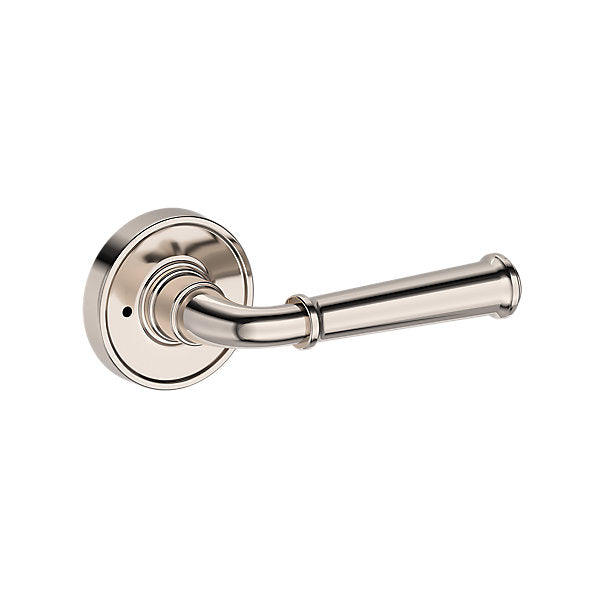 Baldwin Hardware Reserve Manija Dunsmoor — Níquel pulido Lifetime — Recessed Round — Privacidad