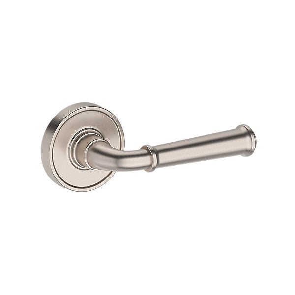 Baldwin Hardware Reserve Manija Dunsmoor — Níquel satinado — Recessed Round — Paso