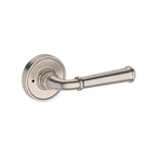 Baldwin Hardware Reserve Manija Dunsmoor — Níquel satinado — Recessed Round — Privacidad