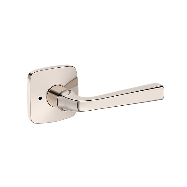 Baldwin Hardware Reserve Manija Kingvale — Níquel pulido Lifetime — Stepped 5 — Privacidad