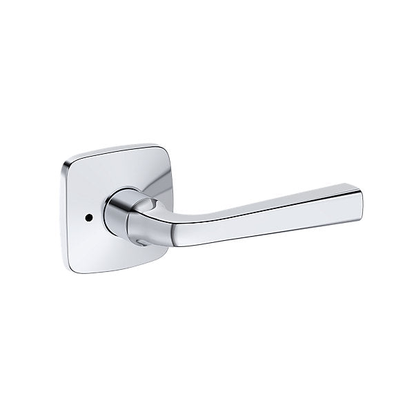 Baldwin Hardware Reserve Manija Kingvale — Cromo pulido — Stepped 5 — Privacidad