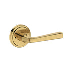 Baldwin Hardware Reserve Manija Kingvale — Latón pulido Lifetime (PVD) — Stepped Round — Privacidad