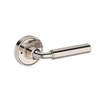 Baldwin Hardware Reserve Manija La Conner — Níquel pulido Lifetime — Recessed Round — Privacidad