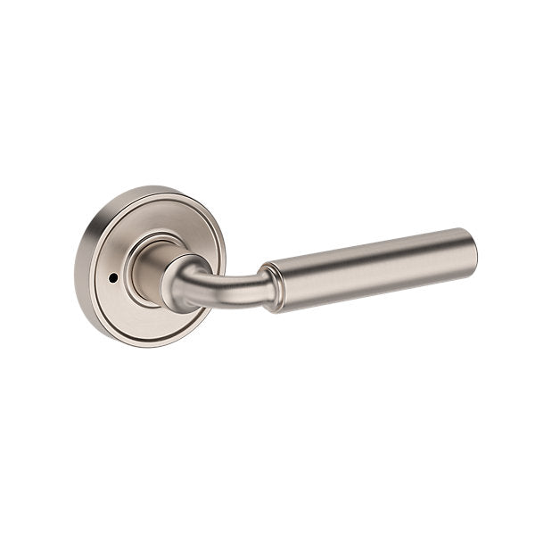Baldwin Hardware Reserve Manija La Conner — Níquel satinado — Recessed Round — Privacidad