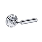 Baldwin Hardware Reserve Manija La Conner — Cromo pulido — Stepped Round — Privacidad