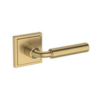 Baldwin Hardware Reserve Manija La Conner — Latón satinado Lifetime — Stepped Square — Paso