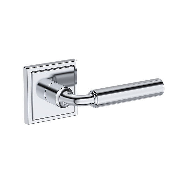 Baldwin Hardware Reserve Manija La Conner — Cromo pulido — Stepped Square — Paso