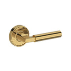 Baldwin Hardware Reserve Manija Lake Forest — Latón pulido Lifetime (PVD) — Recessed Round — Paso