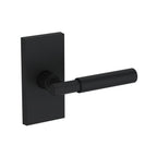 Baldwin Hardware Manija Reserve Riddling — Negro satinado — Contemporary 5 — Medio Dummy