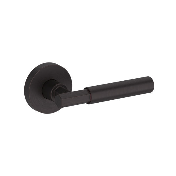 Baldwin Hardware Manija Reserve Riddling — Bronce veneciano — Contemporary Round — Medio Dummy