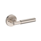 Baldwin Hardware Manija Reserve Riddling — Níquel satinado — Contemporary Round — Privacidad