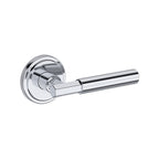 Baldwin Hardware Manija Reserve Riddling — Cromo pulido — Stepped Round — Medio Dummy