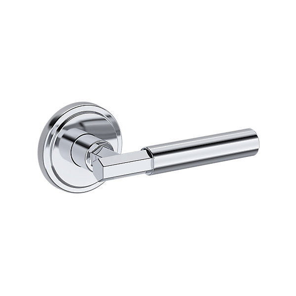 Baldwin Hardware Manija Reserve Riddling — Cromo pulido — Stepped Round — Medio Dummy