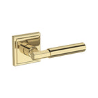 Baldwin Hardware Manija Reserve Riddling — Latón sin laca — Stepped Square — Dummy completo