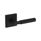 Baldwin Hardware Manija Reserve Riddling — Negro satinado — Stepped Square — Paso