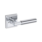 Baldwin Hardware Manija Reserve Riddling — Cromo pulido — Stepped Square — Privacidad