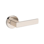 Baldwin Hardware Reserve Manija Sharpewood — Níquel pulido Lifetime — Contemporary Round — Privacidad