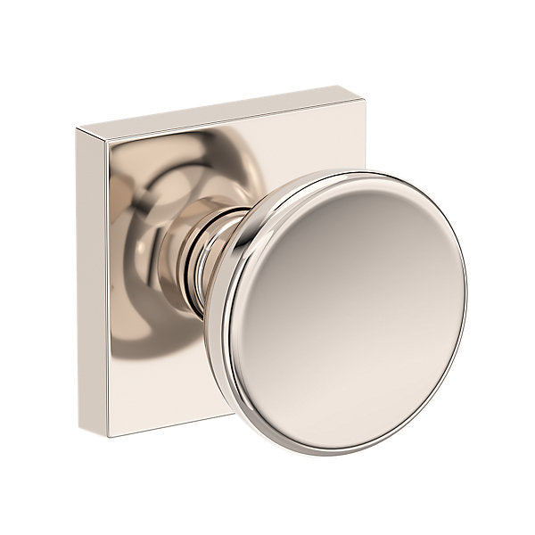 Baldwin Hardware Reserve Perilla Solvang — Níquel pulido Lifetime — Contemporary Square — Paso