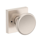 Baldwin Hardware Reserve Perilla Solvang — Níquel satinado — Contemporary Square — Privacidad