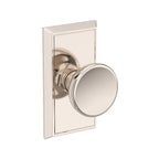 Baldwin Hardware Reserve Perilla Solvang — Níquel pulido Lifetime — Chamfered 5 — Paso