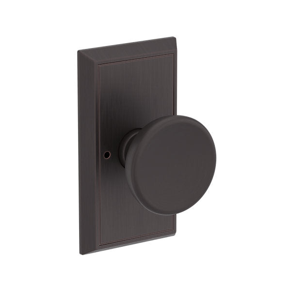 Baldwin Hardware Reserve Perilla Solvang — Bronce veneciano — Chamfered 5 — Privacidad