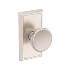 Baldwin Hardware Reserve Perilla Solvang — Níquel satinado — Chamfered 5 — Paso