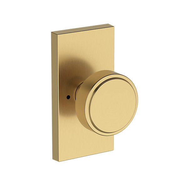 Baldwin Hardware Reserve Perilla Vashon — Latón satinado Lifetime — Contemporary 5 — Privacidad