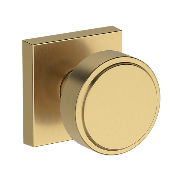 Baldwin Hardware Reserve Perilla Vashon — Latón satinado Lifetime — Contemporary Square — Paso